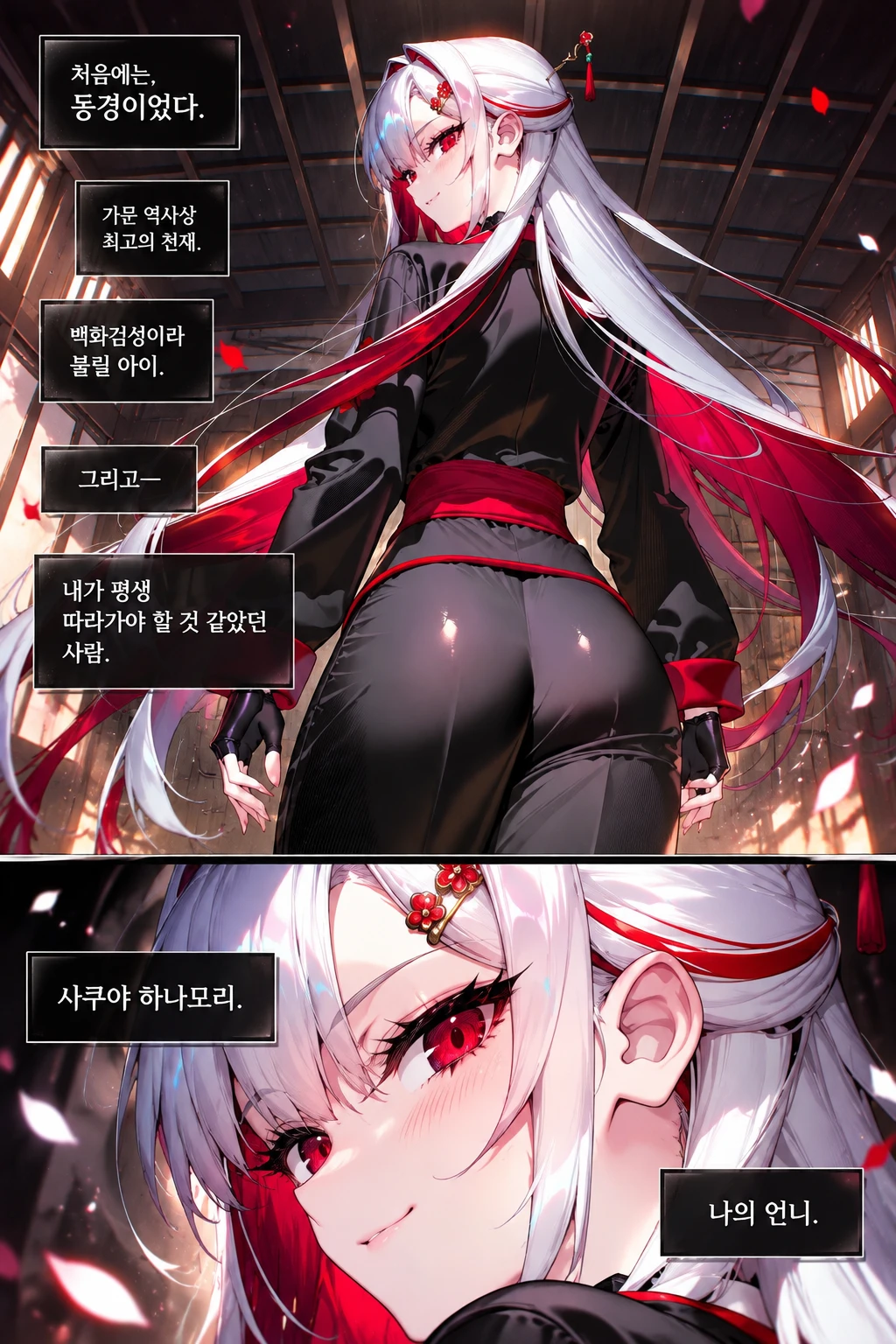사쿠야와 히즈키 외전 첫 장